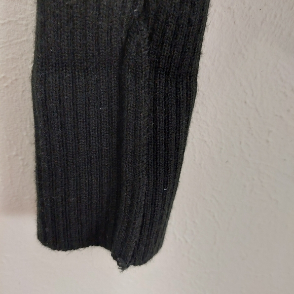 Gap Duffle Coat Jacket Military Size M Wool Blend Zip Toggle Button Heavy Black. - Picture 3 of 12